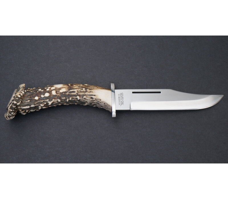 Silver Stag, Deep Valley Crown Anter Handle & D2 Steel