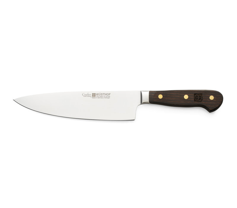 Wusthof Crafter 8" Chef's Knife- Smoked Oak Handle