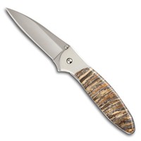 Santa Fe Stoneworks, Kershaw Leek w/ Plain Edge, Mammoth Teeth