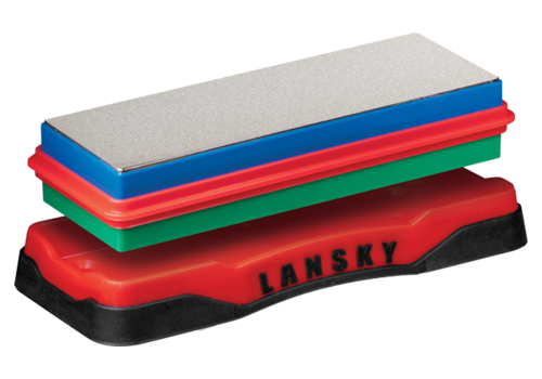 Lansky Sharpeners Lansky Double-Sided Diamond Bench Stone- Med/Fine