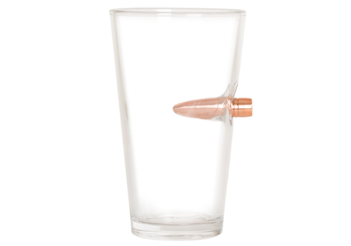 Lucky Shot Bullet Pint Glass (0.50 Cal)