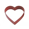 R&M R&M Heart Cookie Cutter 4"- Red