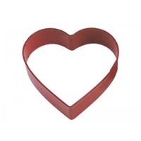 R&M Heart Cookie Cutter 4"- Red