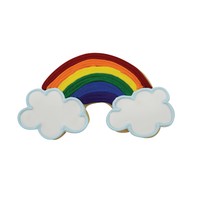 R&M Rainbow Cookie Cutter 4.75"