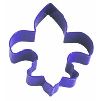 R&M Fleur de Lis Cookie Cutter 4.5" - Purple