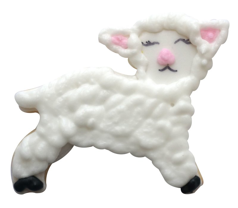 (Discontinued) R&M Lamb Cookie Cutter, 3" Mint
