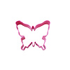 R & M International Corp R&M Butterfly Cookie Cutter 3.5"- Pink