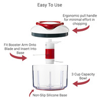 (Discontinued) Zyliss Easy Pull Food Processor