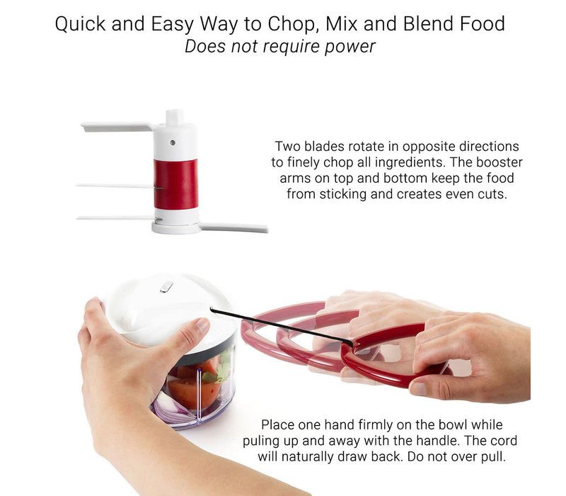 (Discontinued) Zyliss Easy Pull Food Processor