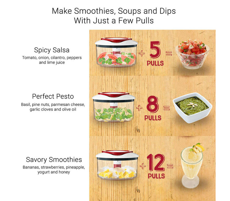 (Discontinued) Zyliss Easy Pull Food Processor