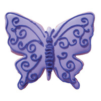 1234/QS--R&M, BUTTERFLY 3.25" COOKIE CUTTER PINK