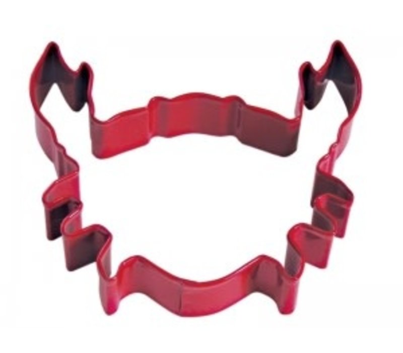 (discontinued) R&M Crab Cookie Cutter 5" - Red