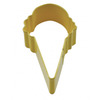 R&M (Discontinued) R&M Ice Cream Cone Cookie Cutter 4" Yellow