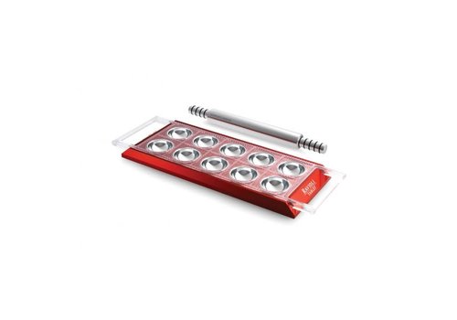 HIC (Discontinued) Marcato Atlas Ravioli Tablet Pasta Maker Red
