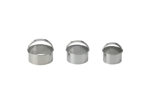HIC Mrs. Anderson's Baking Graduated Round Biscuit/Cookie Cutters Set of 3 HIC Mrs. Anderson's Baking Graduated Round Biscuit/Cookie Cutters Set of 3