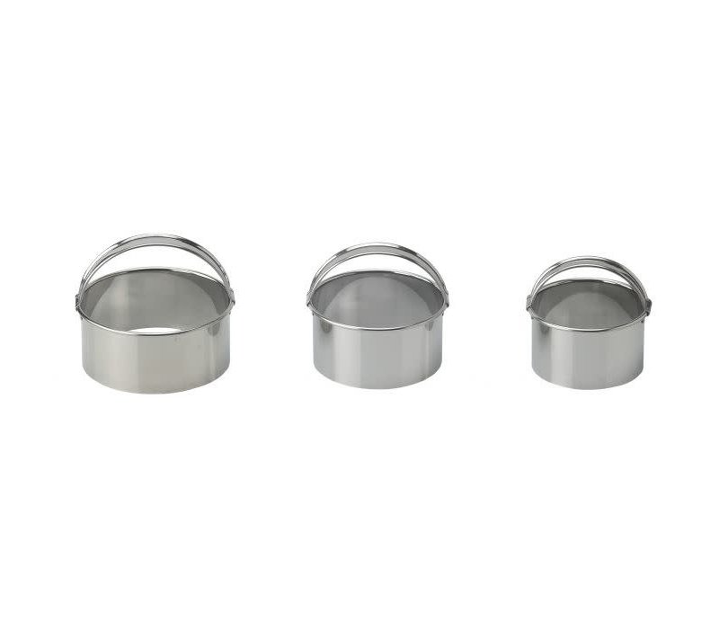 Mrs. Anderson's Baking Graduated Round Biscuit/Cookie Cutters Set of 3