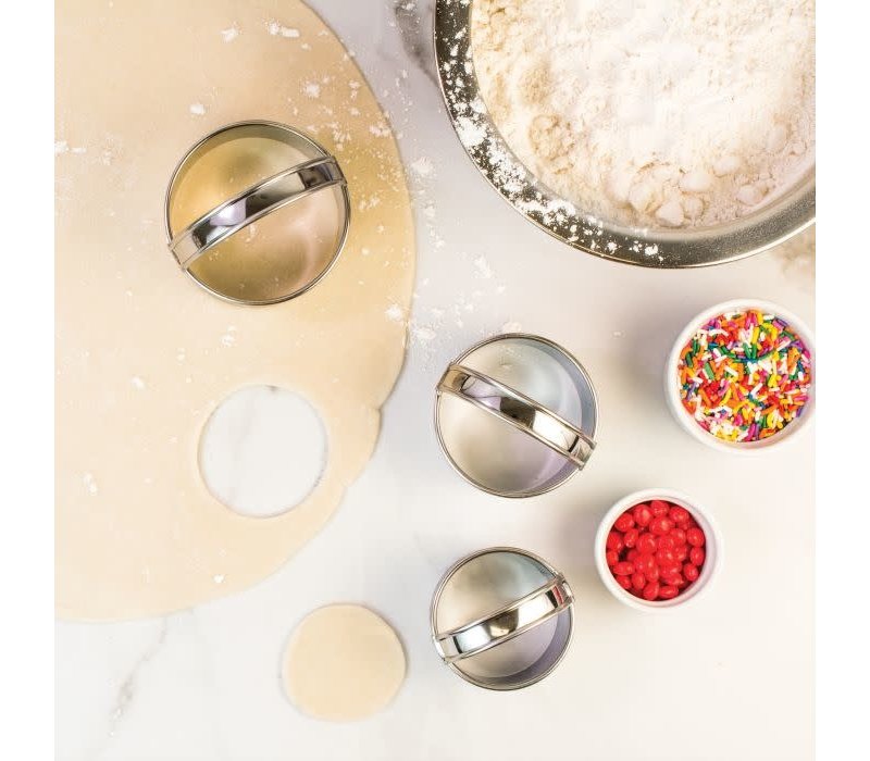 Mrs. Anderson's Baking Graduated Round Biscuit/Cookie Cutters Set of 3
