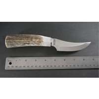 Silver Stag Cascade Hunter Elk Stick Handle, D2 Steel