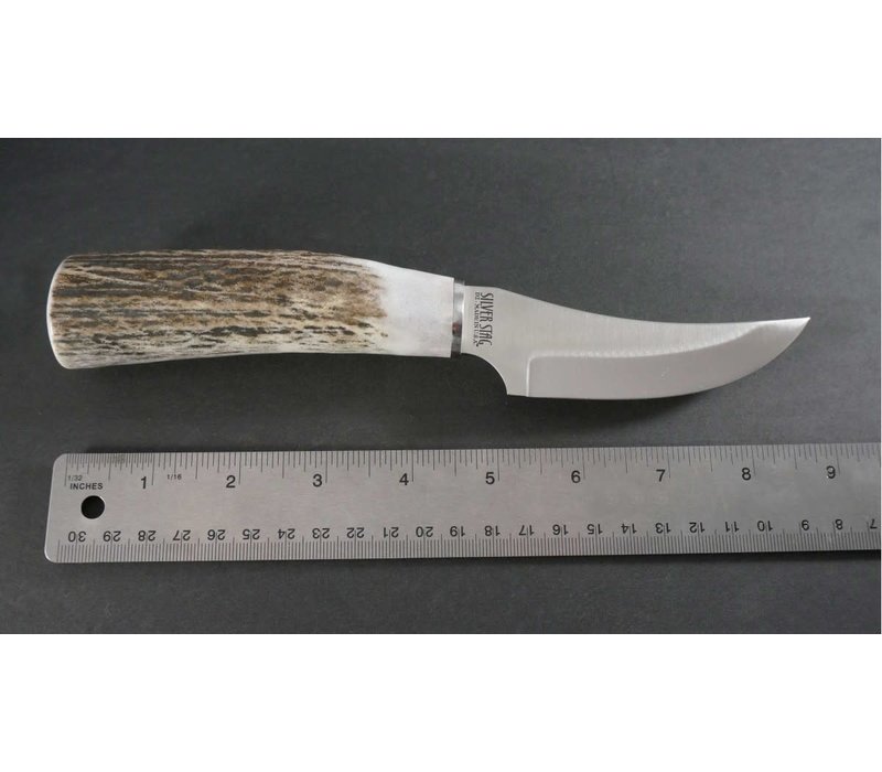 Silver Stag Cascade Hunter Elk Stick Handle, D2 Steel