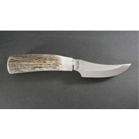 Silver Stag Cascade Hunter Elk Stick Handle, D2 Steel
