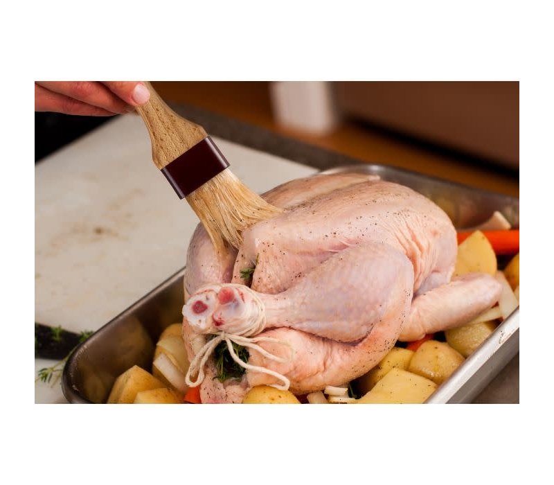 Mrs. Anderson's Baking 1.5" Solid-Ferrule Pastry Basting Brush