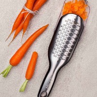 Microplane Elite Series Ribbon Grater With Catcher-Black