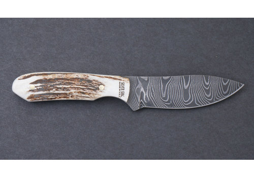 Silver Stag Silver Stag, Stag Twist Damascus, Slab Series