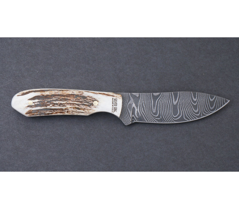 Silver Stag, Stag Twist Damascus, Slab Series