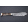 Silver Stag DHC6.0--Silver Stag , Happy Camper, Damascus Steel,  Antler Handle