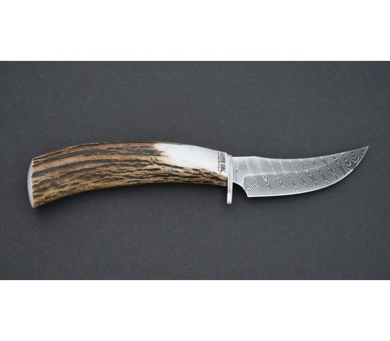 Silver Stag Ultimate Processor Elk Stick Handle, Damascus