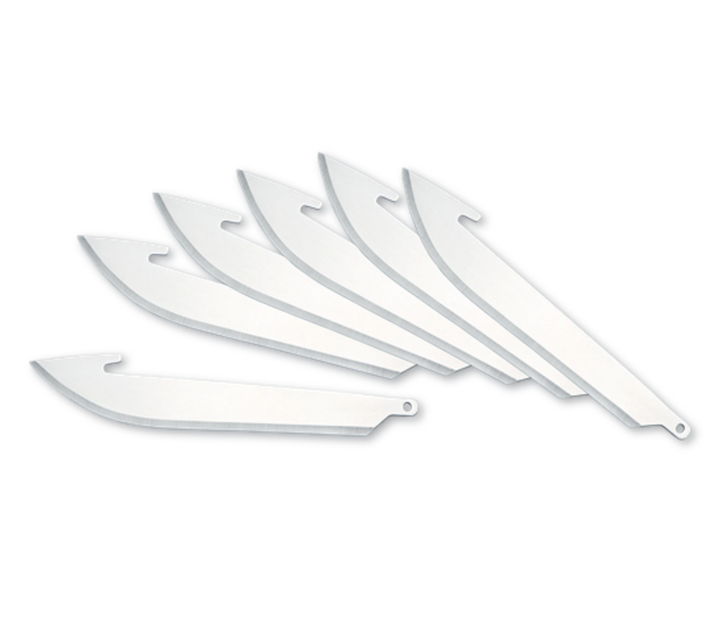 Outdoor Edge 3.5" Drop-Point Replacement Blades, 6 Pack