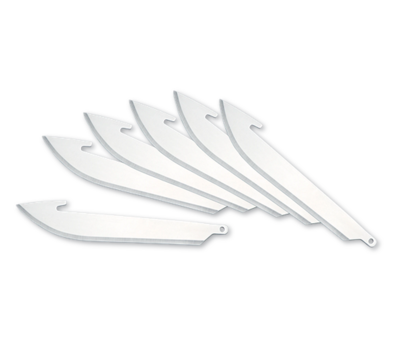 Outdoor Edge 3.0" RazorSafe™ System Drop-Point Replacement Blades- Set of 6