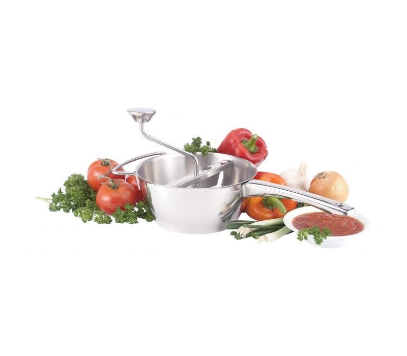 HIC Kitchen Food Mill with 4 Blades, 2qt