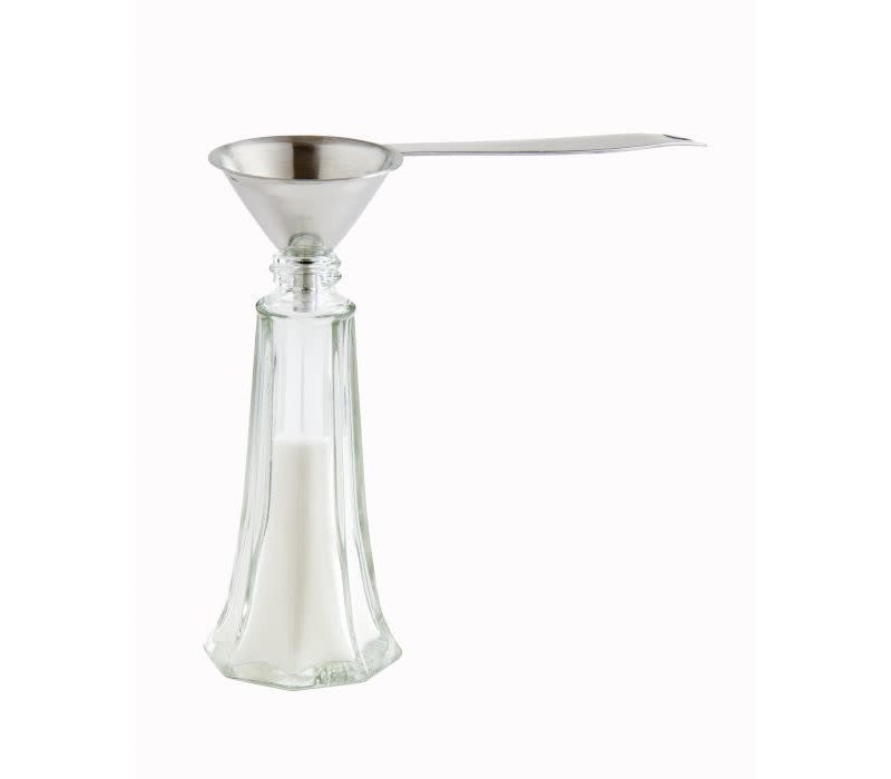 HIC Kitchen Condiment Funnels with Handle- Set of 3