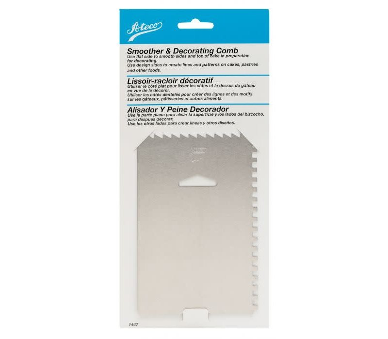 Ateco Decorating Comb & Icing Smoother