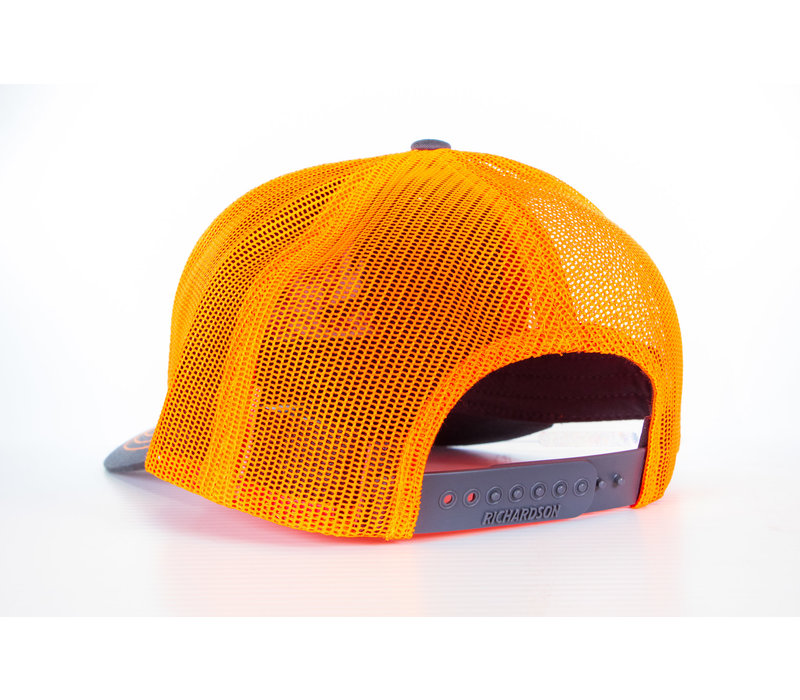 Century Graphics, Bear Claw Hat--Gray & Orange
