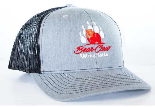 Century Graphics Bear Claw Cap--Heather Gray and Black