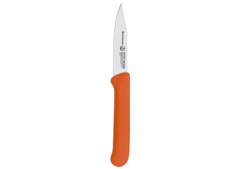 Messermeister Messermeister, Petite Messer 3" Clip Point Paring Knife, Sheath, Orange