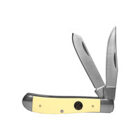 ABKT Roper Pecos Medium Trapper 1065 Carbon Steel & Delrin Handle