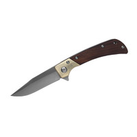 ABKT Roper Buffalo Scout D2 Steel, Sandlewood Handle