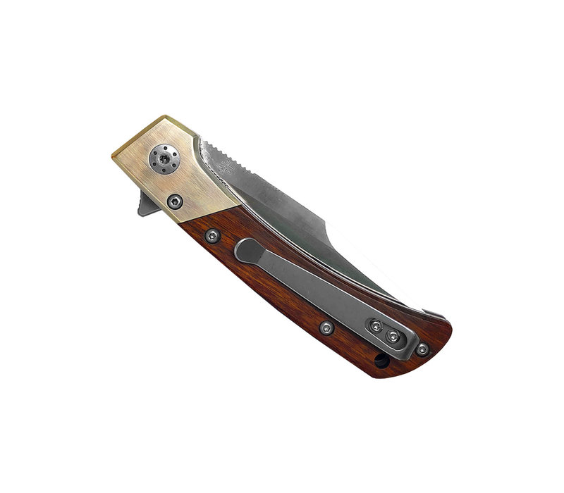 ABKT Roper Buffalo Scout D2 Steel, Sandlewood Handle