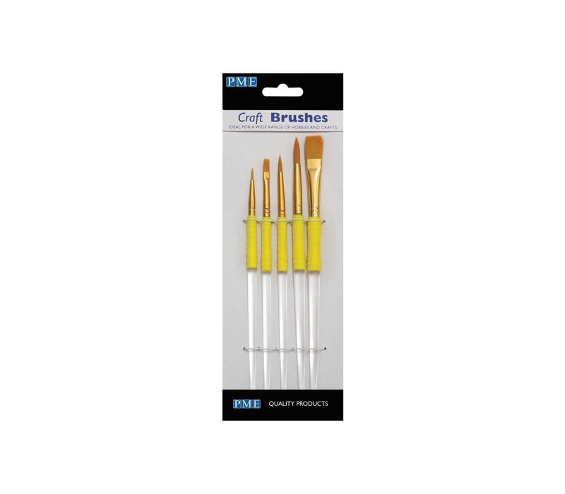 PME Craft Brushes-  Set of 5