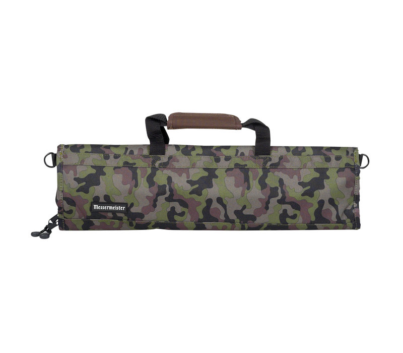 Messermeister 8 Pocket Padded Knife Roll, Camouflage
