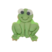 R&M Mini Frog Cookie Cutter 1.5"  - Bright Green