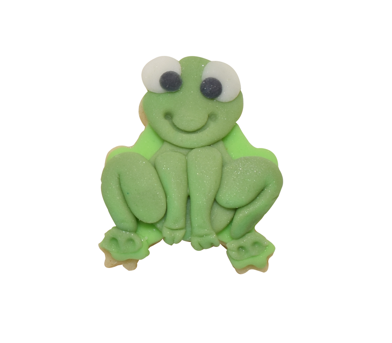 R&M Mini Frog Cookie Cutter 1.5"  - Bright Green