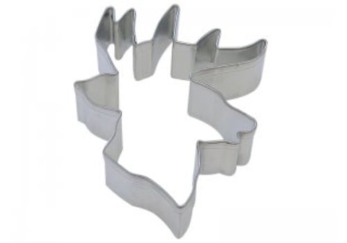 R&M R&M Deer Head Cookie Cutter 4"