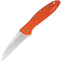 Kershaw Leek Assisted Orange