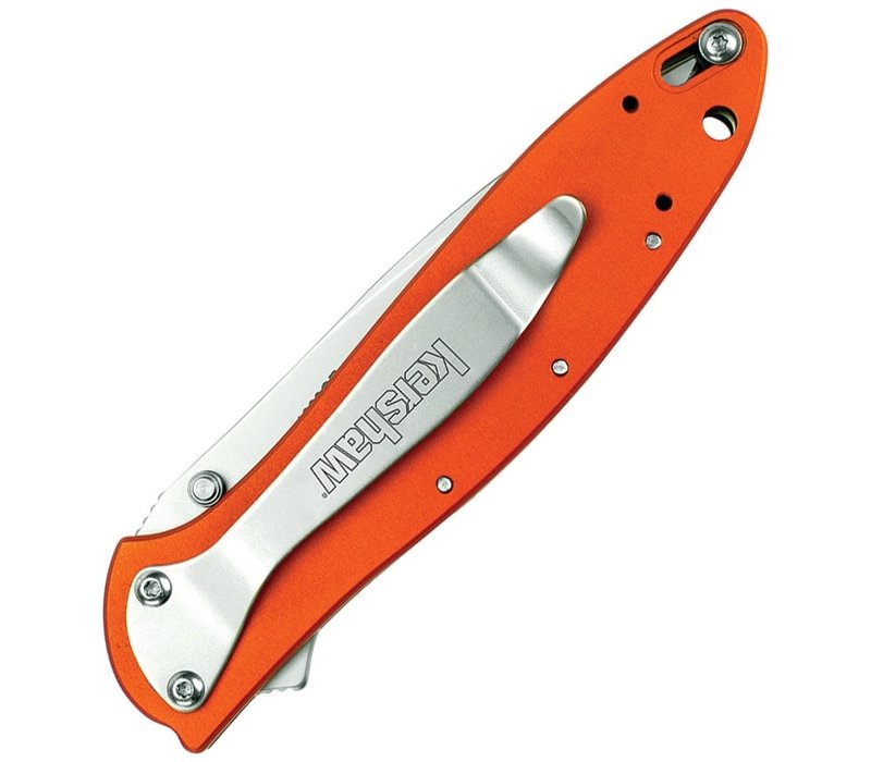 Kershaw Leek Assisted Opening -Orange