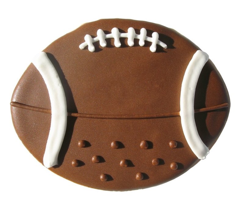 R&M  Football Cookie Cutter  3.5" -Brown