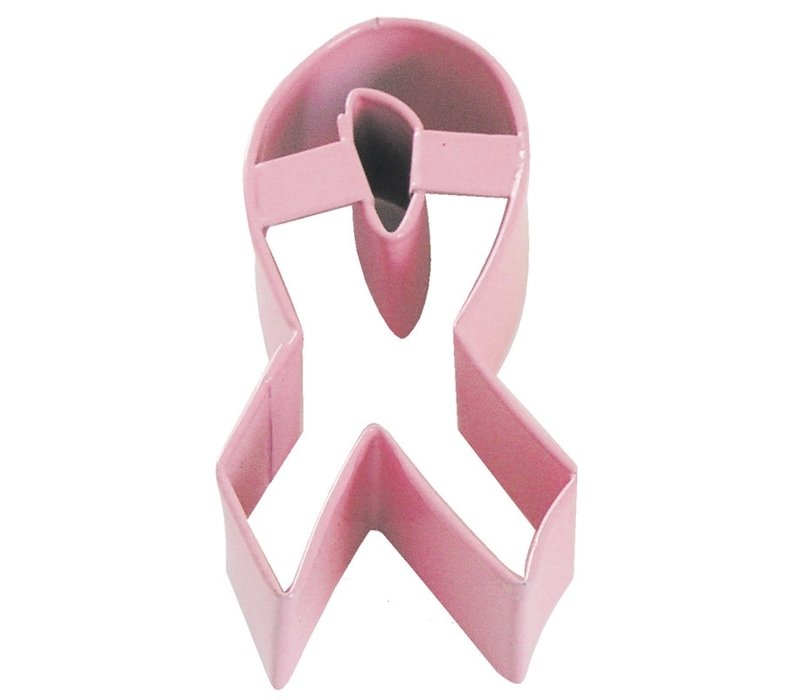 R&M Pink Ribbon Cookie Cutter 3.75"